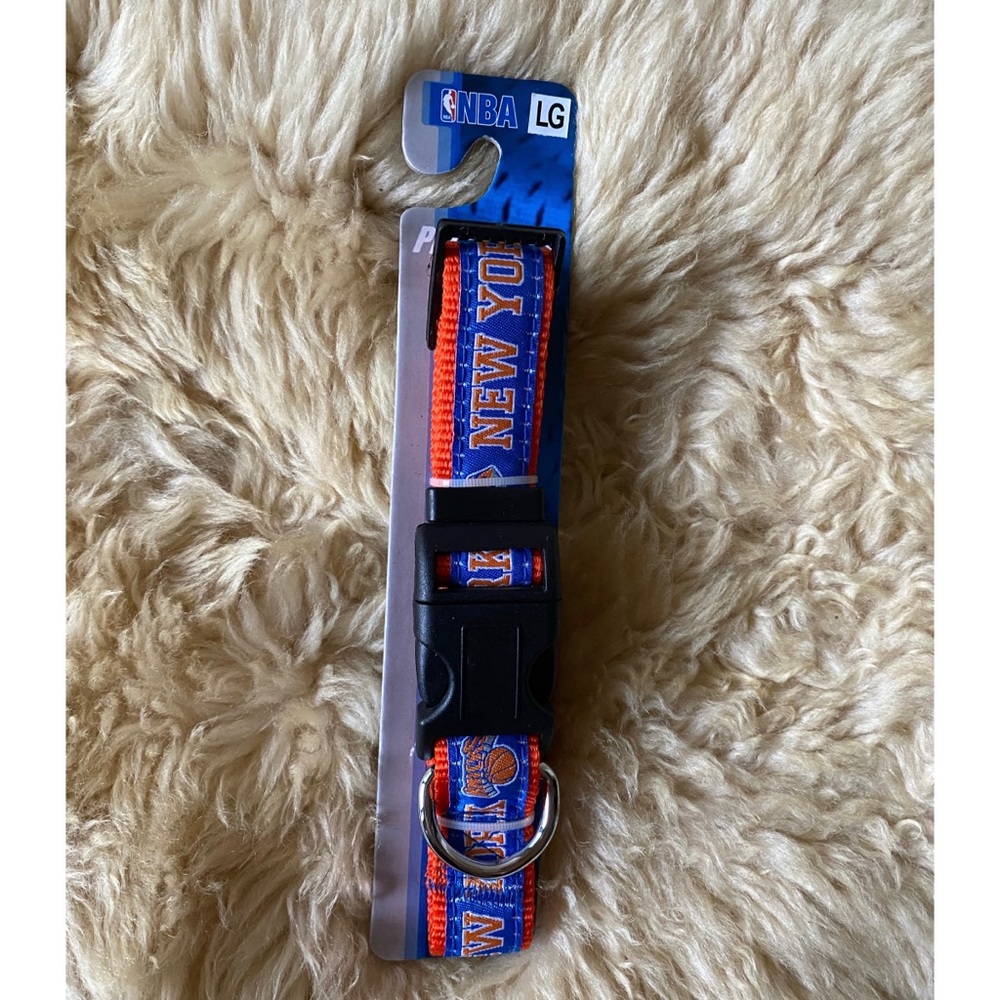 NWT NY Knicks Dog Collar - Large 18-28 inches